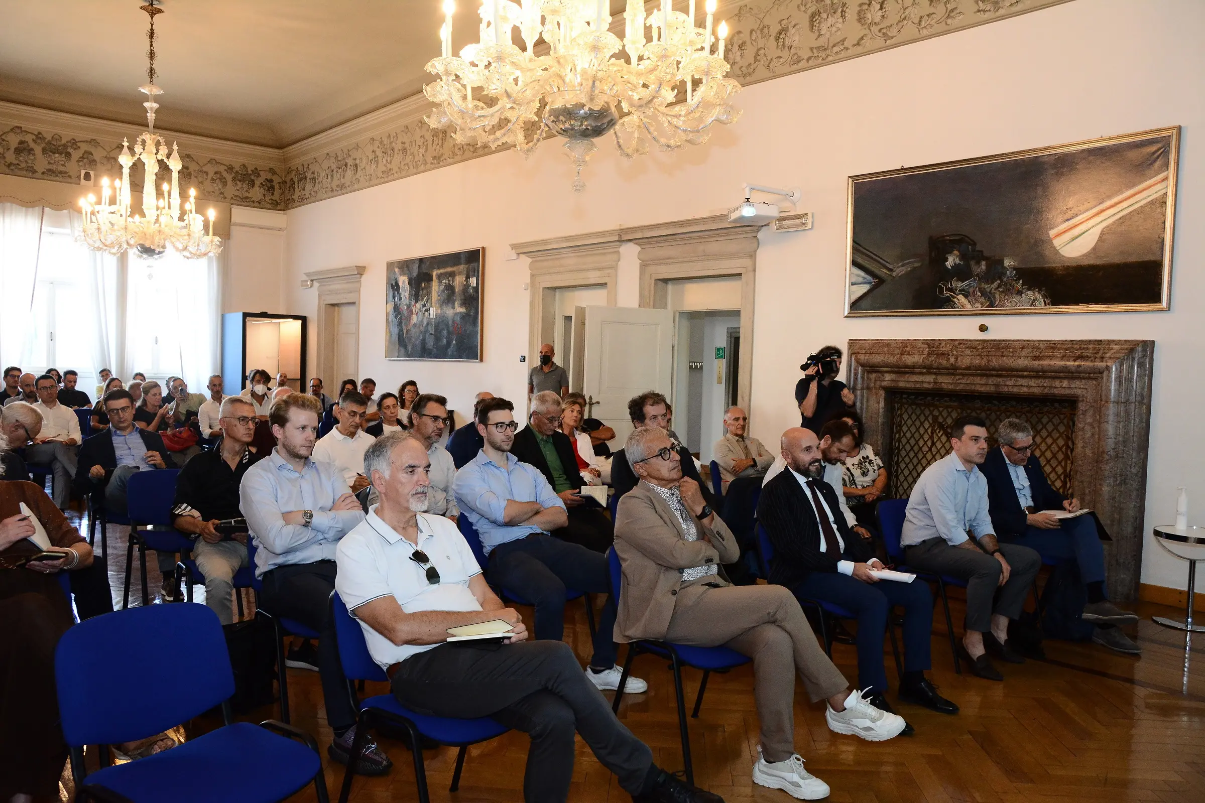 La platea di imprenditori alla presentazione di Inest