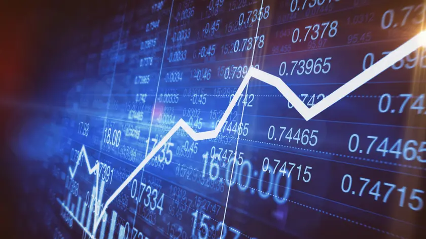 Improvement in line graph on stock market trading screen