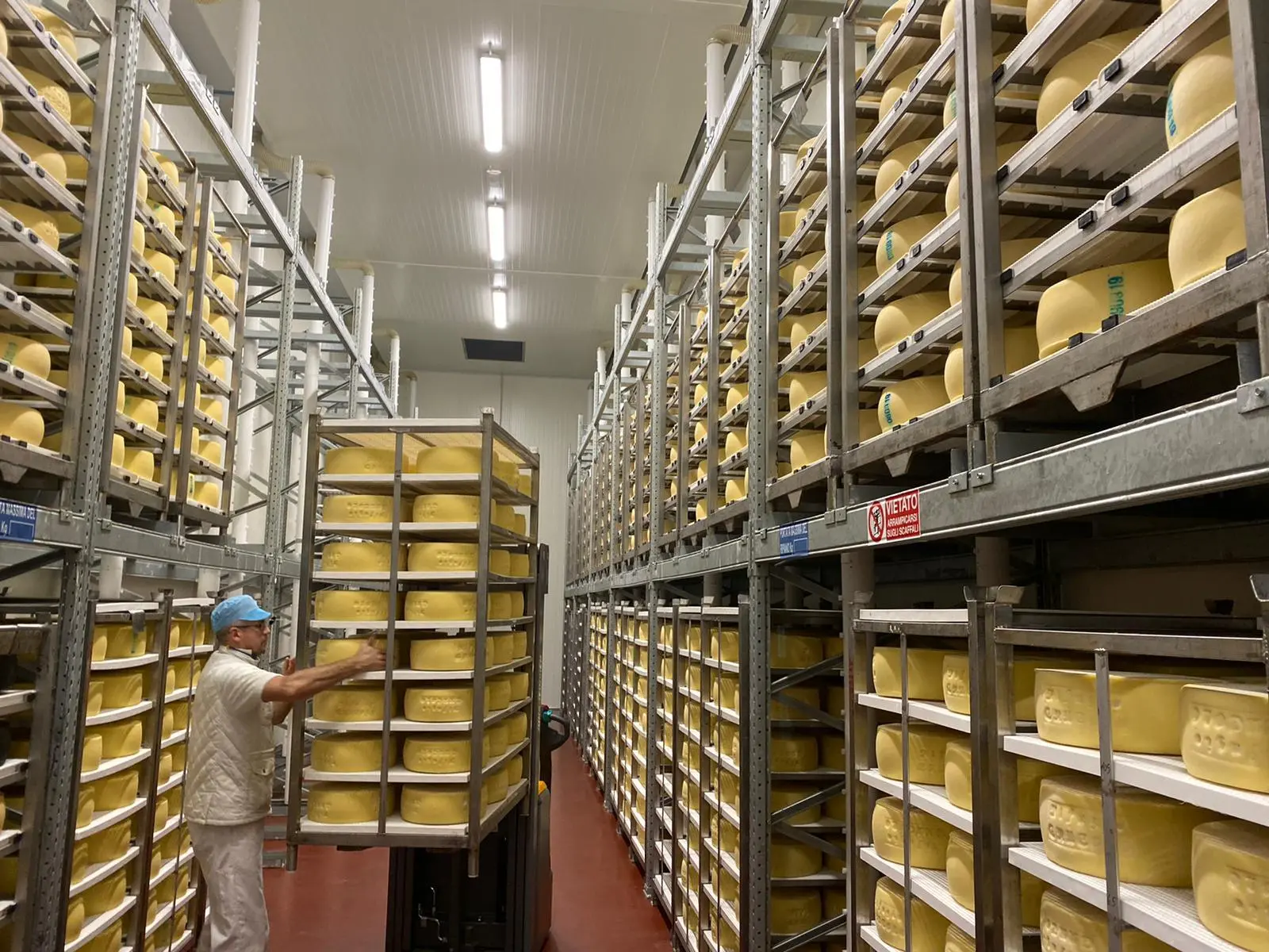 Lo stabilimento Lattebusche di Camazzole, a Carmignano di Brenta, è dedicato alla produzione dell'Asiago DOP