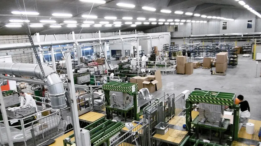 L'interno della Novation Tech a Montebelluna