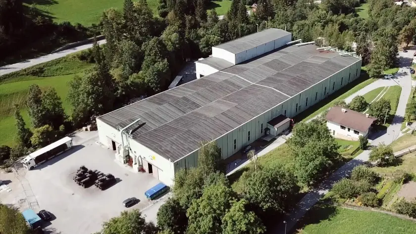 Veduta dall'alto dello stabilimento Waissenfels