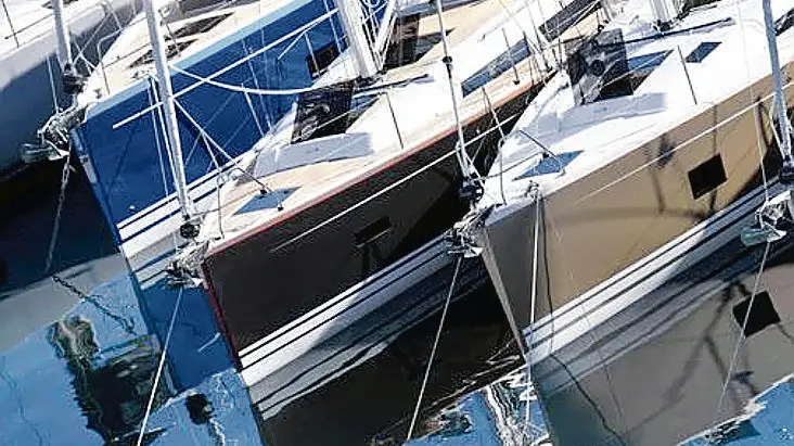 Boats and yachts are seen during the 57rd Salone Nautico boat show in the harbor of Genoa, Italy, 21 September 2017. The international boat show will showcase some 1,000 boats from 750 exhibitors from 21 to 26 September 2017. ANSA/LUCA ZENNARO