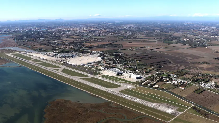 Veduta aerea del Marco Polo di Venezia