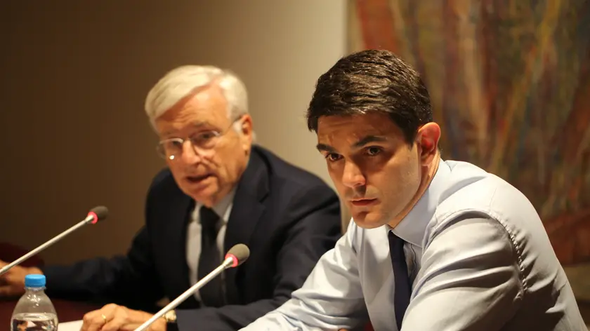 Giacomo Marino, dg di Cariverona e Alessandro Mazzucco, presidente della Fondazione