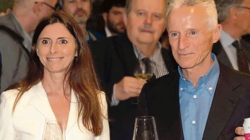 Il presidente del Polo del Gusto Riccardo Illy con la presidente di Damman Frères Erika Le Noan