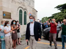 Silvano Trieste 2020-07-02 L'arrivo di Zeno D' Agostino alla sede dell'Autorita' Portuale