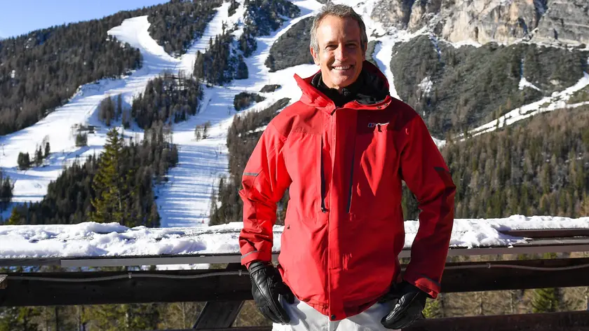 CORTINA 2018 PPRESENTAZIONE MONDIALI 2021 PTRESIDENTE ALESSANDRO BENETTON .NELLA FOTO CRISTIAN GHEDINA .IL SINDACO GIANPIETRO GHEDINA.GHERARDO MANAIGO (HOTEL DE LA POSTE )