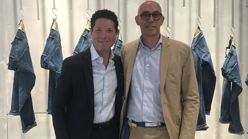 Dondup Matteo Marzotto con il CEO Matteo Anchisi (foto Alfonso Catalano SGP Italia)