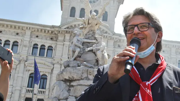 Lasorte Trieste 13/06/20 - Piazza Unita', Manifestazione per Zeno D'Agostino