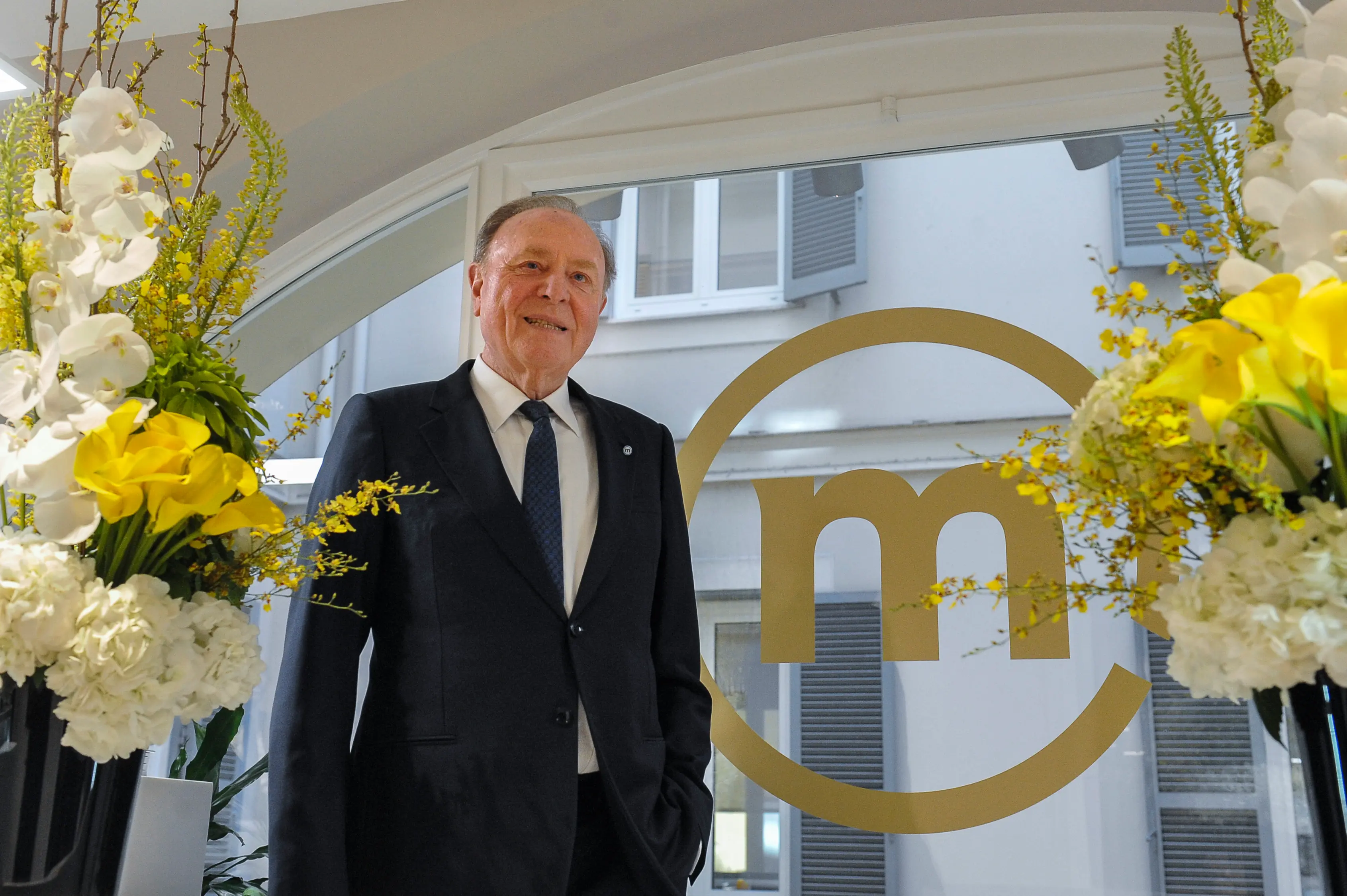 1/04/2019 Roma, Ennio Doris nella sede di Roma della Banca Mediolanum
