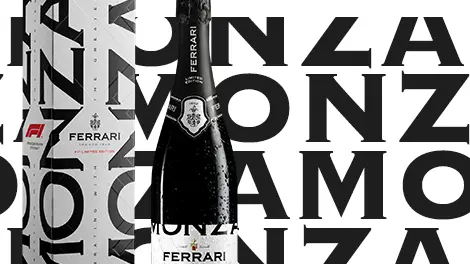 La bottiglia dedicata al Gran Premio di Monza