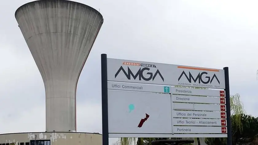 La sede di Amga, parte di AcegasApsAmga, Gruppo Hera, di Udine