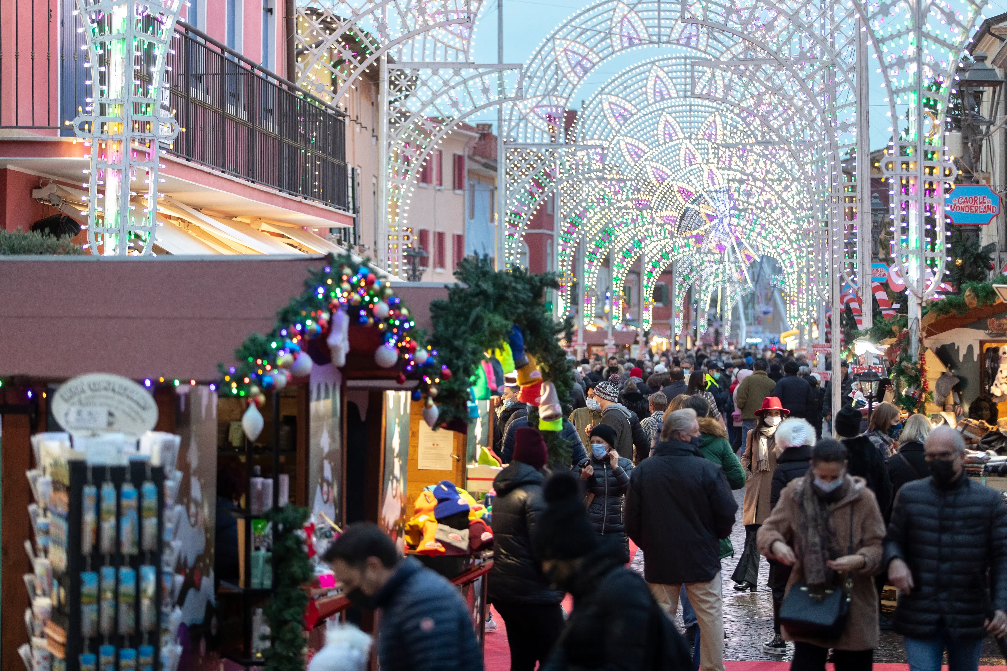 Il viale centrale di Caorle