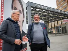 Oliviero Toscani con Giovanni Liverani, Ceo di Generali Deutschland