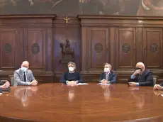 Un momento della conferenza stampa di presentazione del Forum