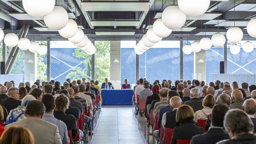Un momento dell'assemblea dei Trucioli d'oro