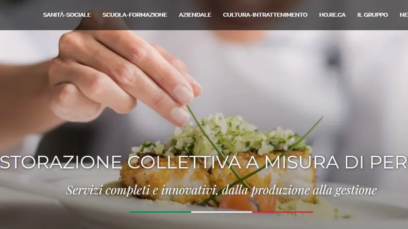 La home page del sito di Gruppo Serenissima