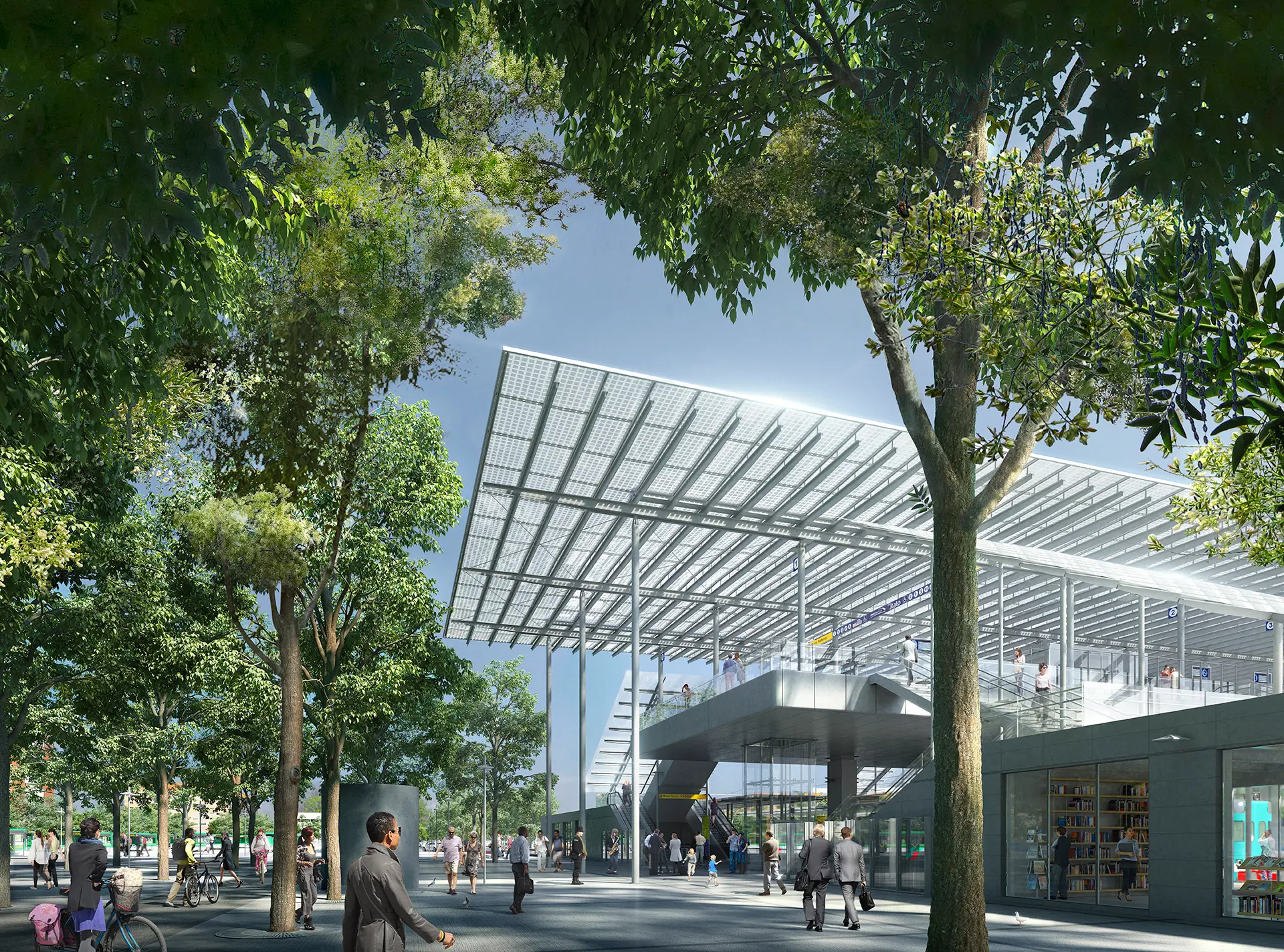 Il rendering della stazione di Milano Sesto