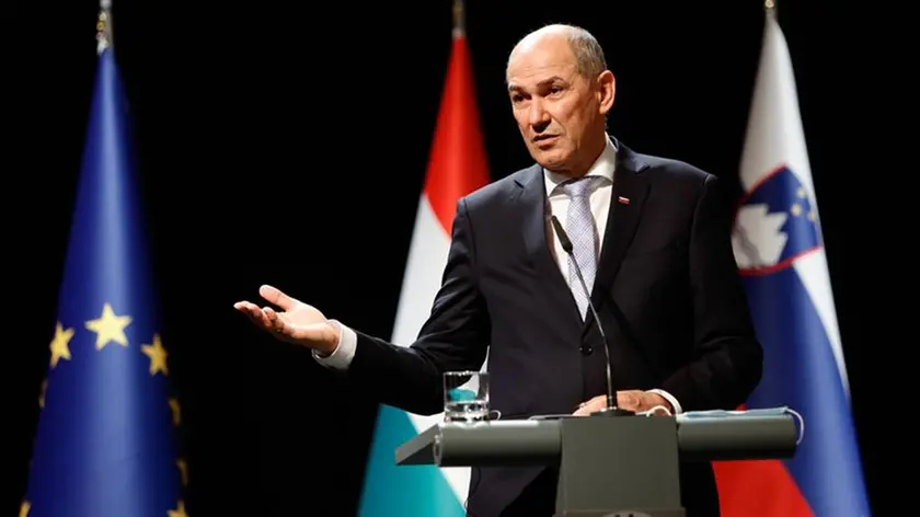 L’ex premier Janez Janša, leader del maggior partito d’opposizione in Slovenia, l’Sds