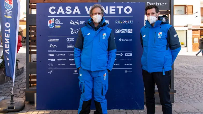 Alessandro Benetton, a sinistra , Ernesto Fürstenberg Fassio Vice Presidente di Banca Ifis a destra