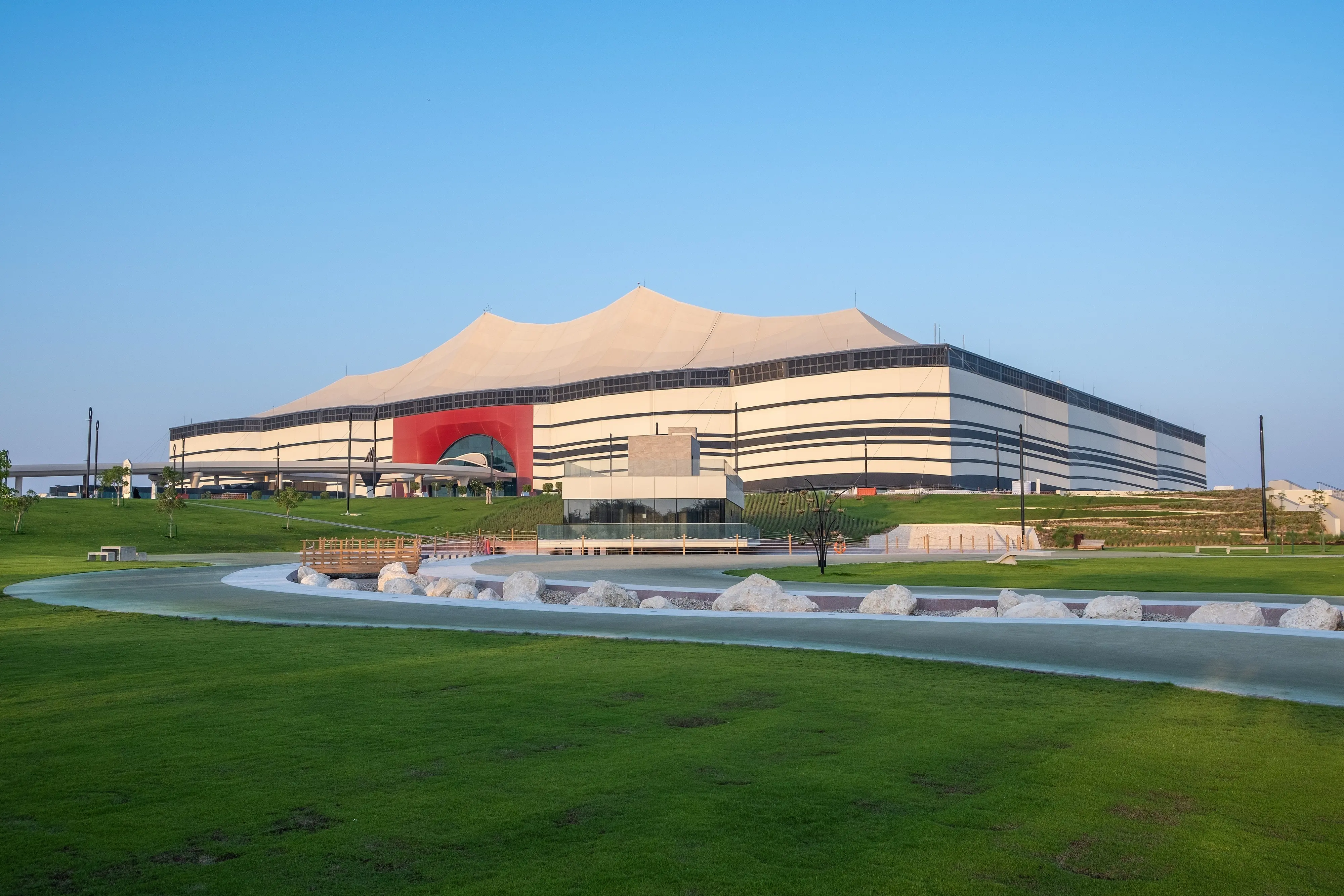 Lo stadio Al Bayt (Credits: Cimolai spa)