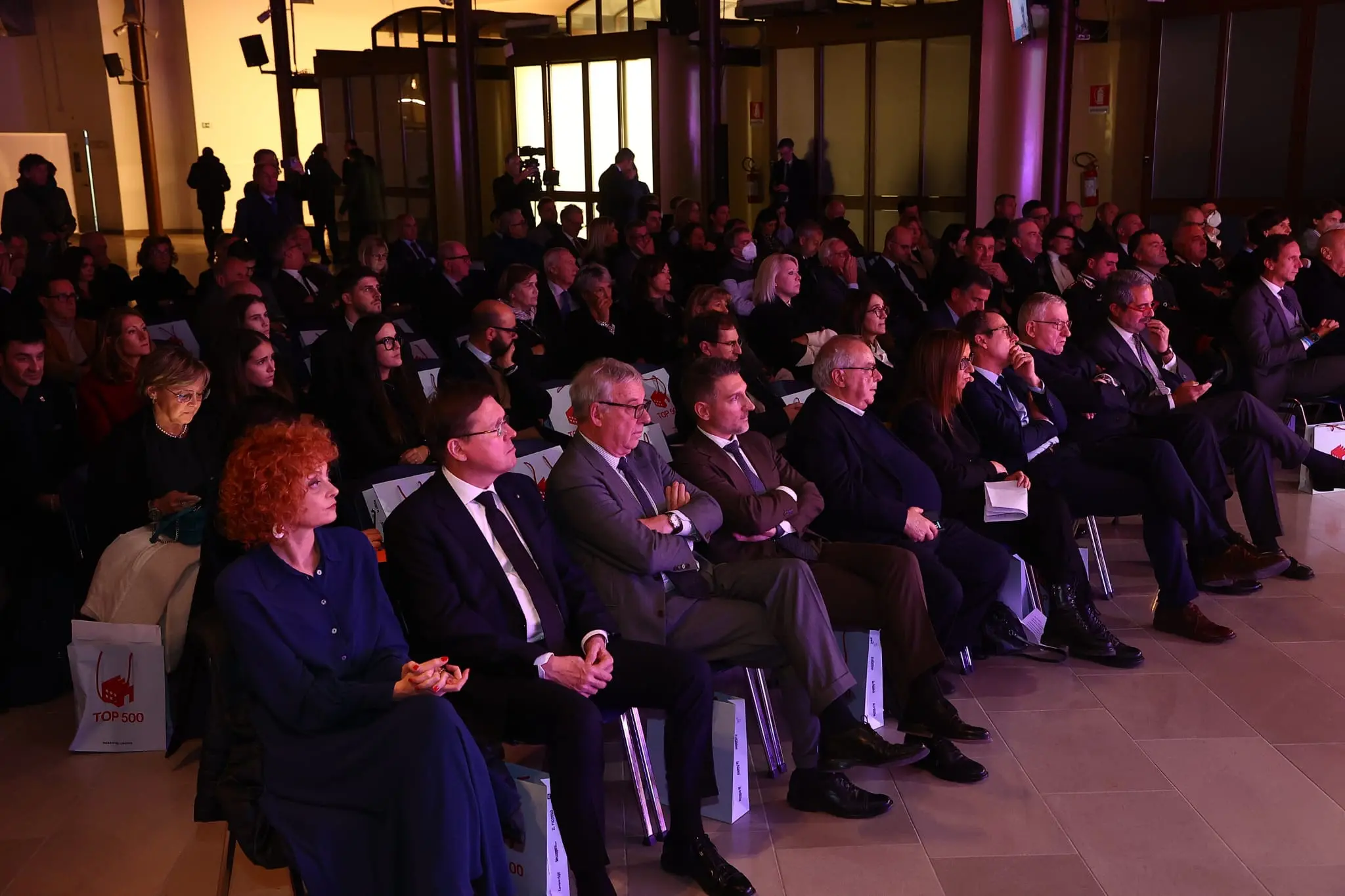 Parte del pubblico presente all'evento Top 500 a Trieste