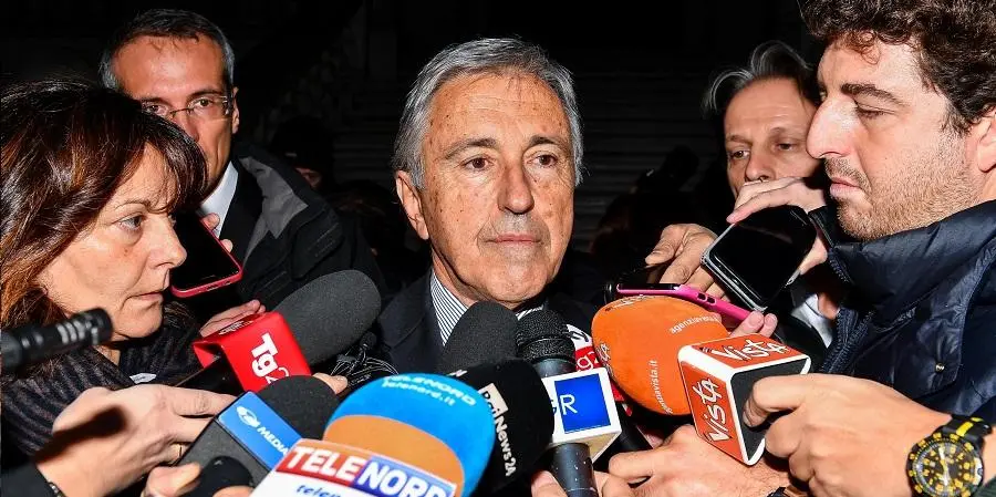 Castellucci dopo l'intrerrogatorio a Genova
