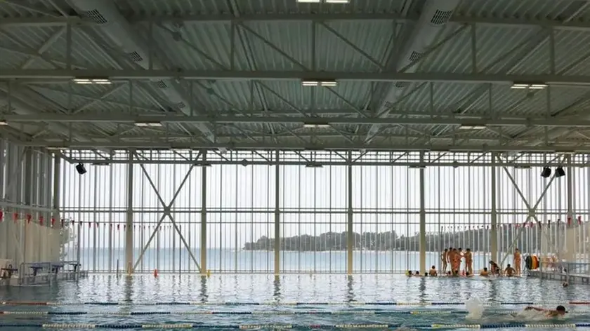 Un interno del complesso di piscine