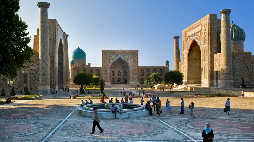 Uzbekistan, Samarkand, Registan