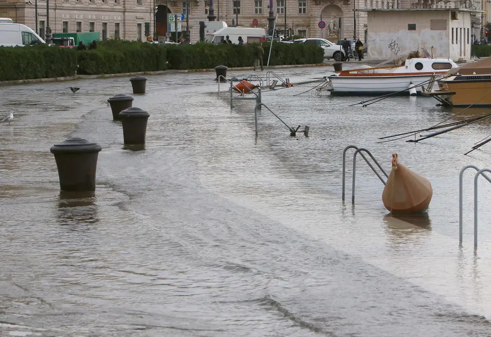 Lasorte Trieste 13/11/19 - Rive, Alta Marea, Acqua Alta