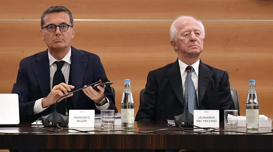 Franco Milleri e Leonardo Del Vecchio