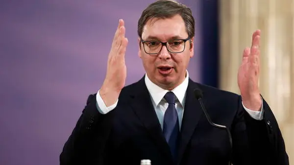 Il presidente serbo Aleksandar Vučić