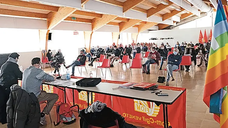 TOME' - FOTOPIRAN - ALBIGNASEGO - ASSEMBLEA FIOM CGIL CARPANEDO