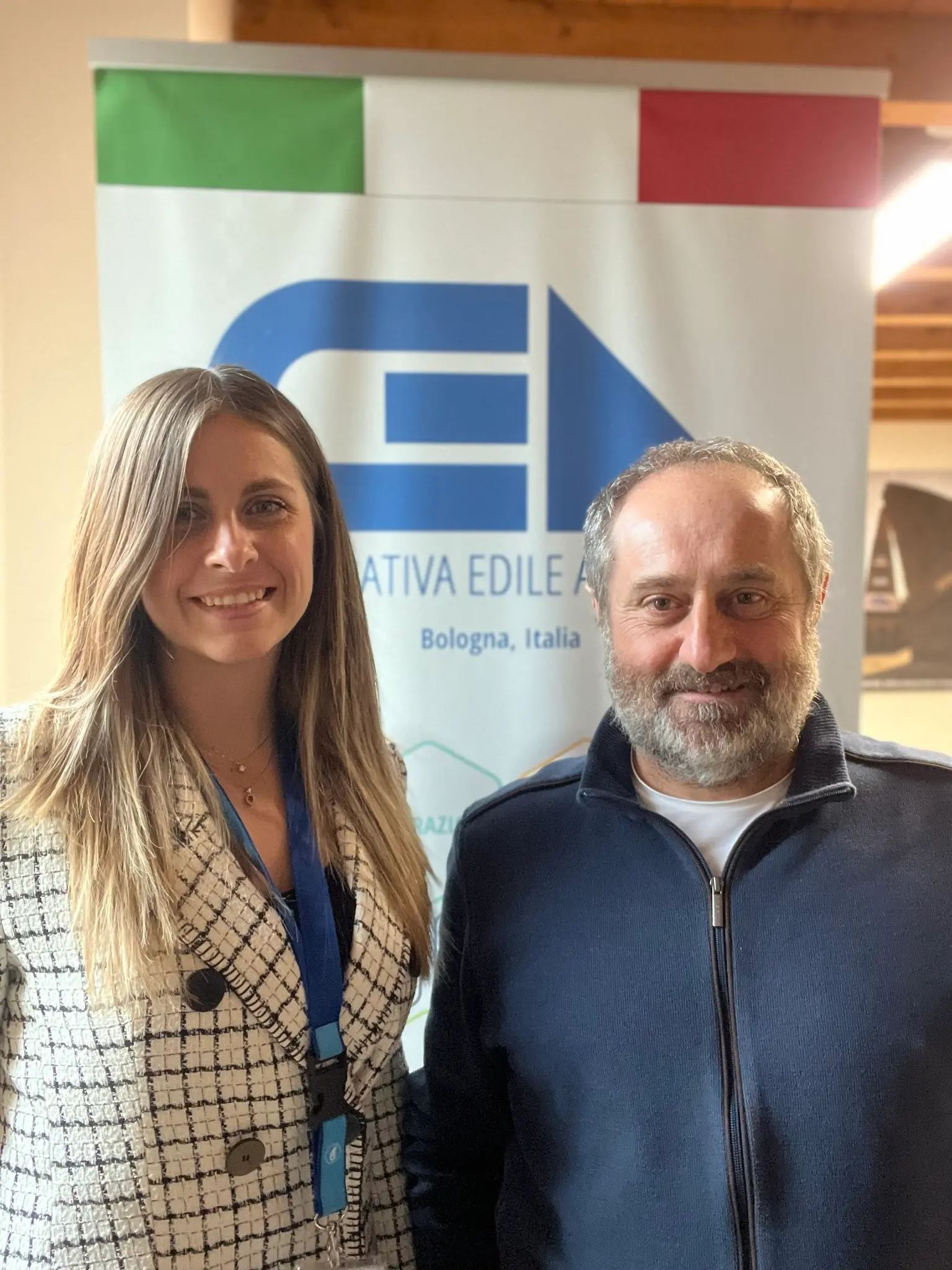 Flavia Augusta, direttore commerciale di Cea, e Marco Marchi, presidente