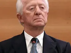 Il presidente di Luxottica Leonardo Del Vecchio all'assemblea degli azionisti, Milano 19 aprile 2018. ANSA/DANIEL DAL ZENNARO