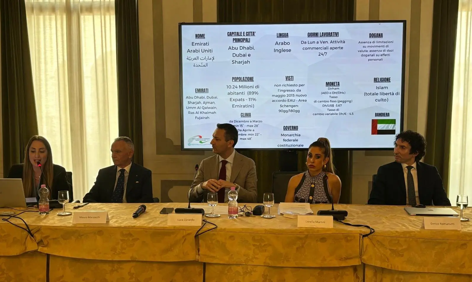 Relatori all'incontro di Pordenone