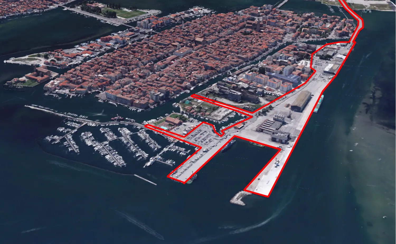 Il waterfront di Chioggia