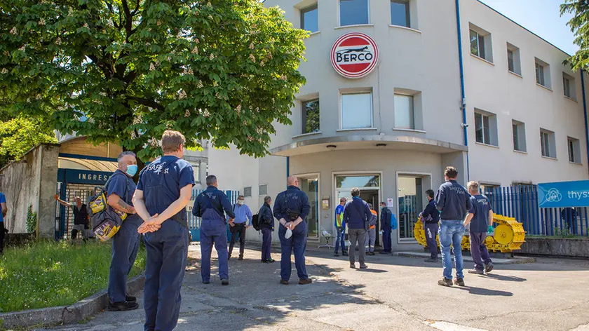 Poloni Castelfranco operai entrano alla Berco