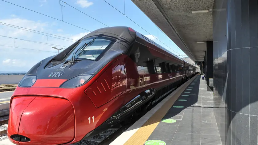 14/06/2020 Reggio Calabria. arriva per la prima volta a Reggio Calabria il treno ad alta velocita' Italo, partito stamane da Torino che copre la tratta ad alta velocita' più lunga d'Europa.
