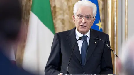 Il presidente della Repubblica Sergio Mattarella