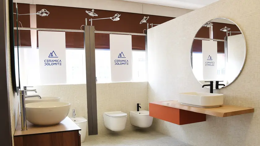 Lo showroom di Ceramica Dolomite