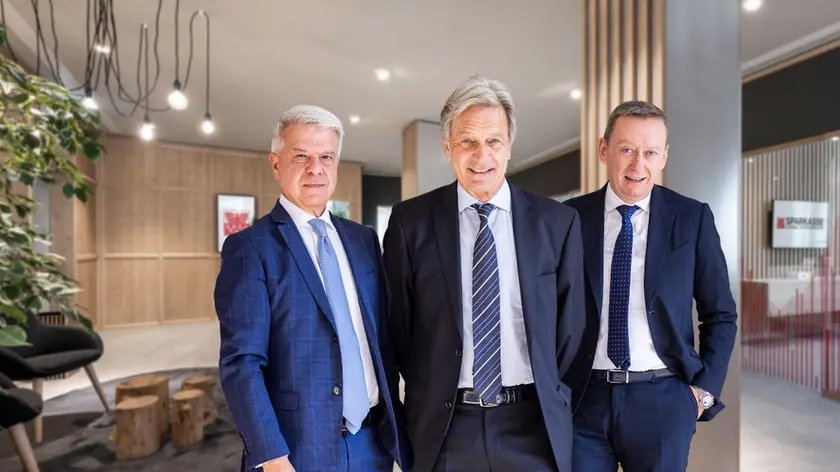 Nicola Calbarò, Gerhard Brandstätter e Carlo Costa