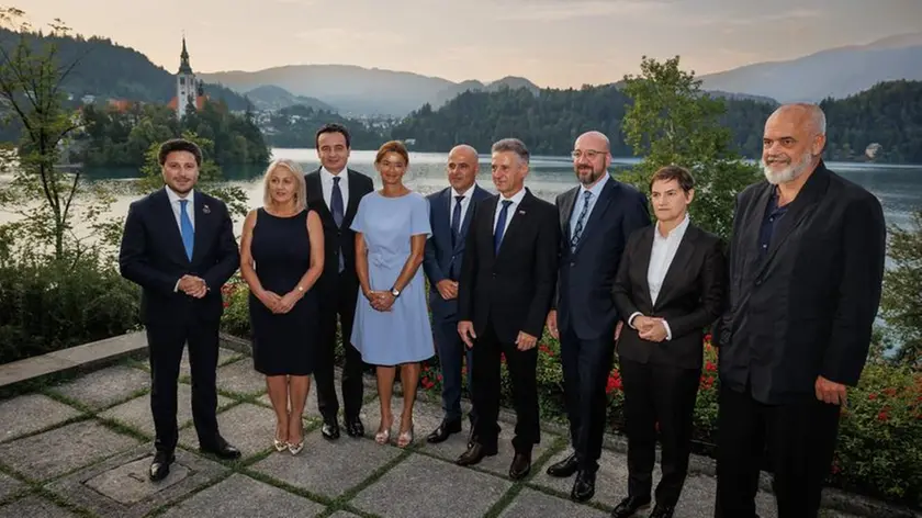 La cena dei leader a Bled