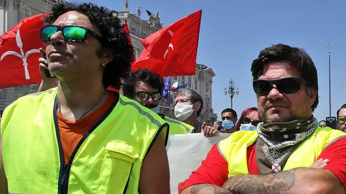 Lasorte Trieste 13/06/20 - Piazza Unita', Manifestazione per Zeno D'Agostino