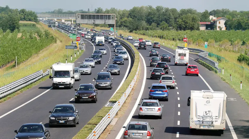 Tratto della A4 Venezia-Trieste a due corsie