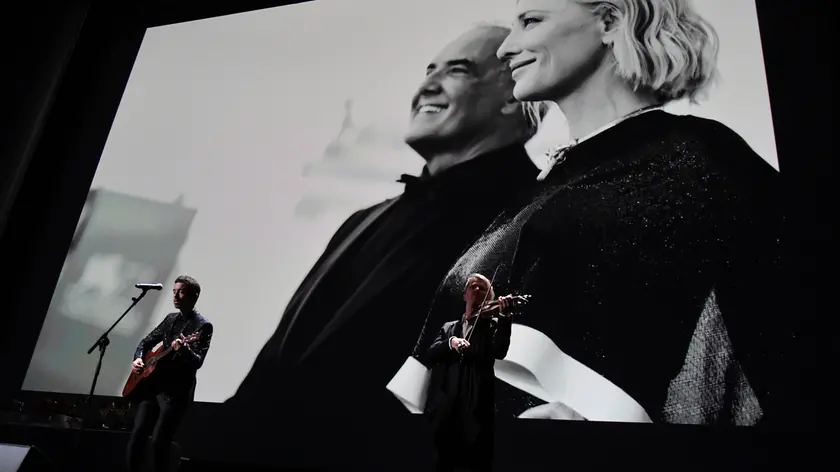 12/09/2020 Venezia, 77 Mostra Internazionale d' Arte Cinematografica, cerimonia di premiazione. Nella foto Diodato
