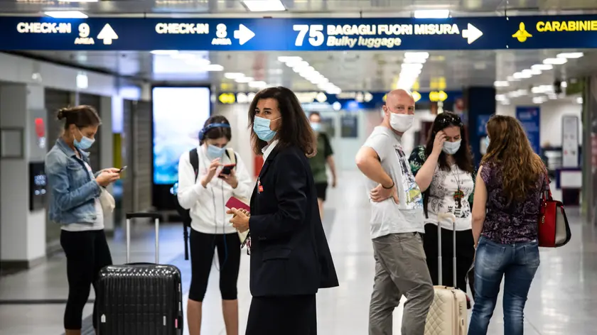 15/07/2020 Milano, riaprono le tratte aeree all'Aeroporto di Milano Linate