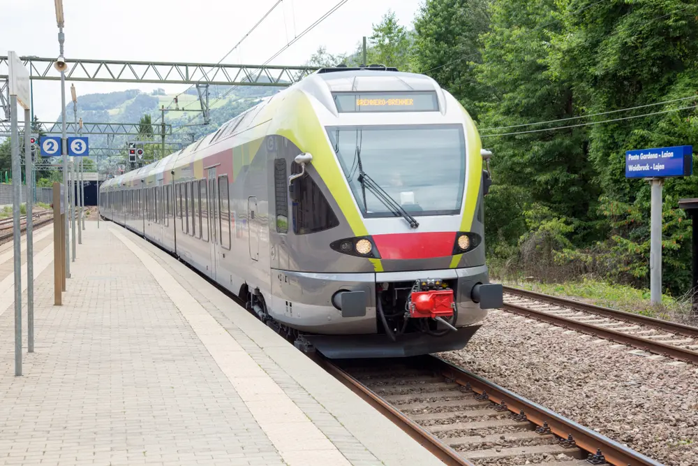 La linea ferroviaria esistente a Ponte Gardena