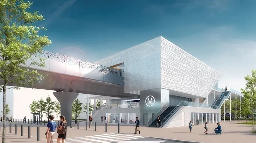 Il rendering della Metro di Tolosa