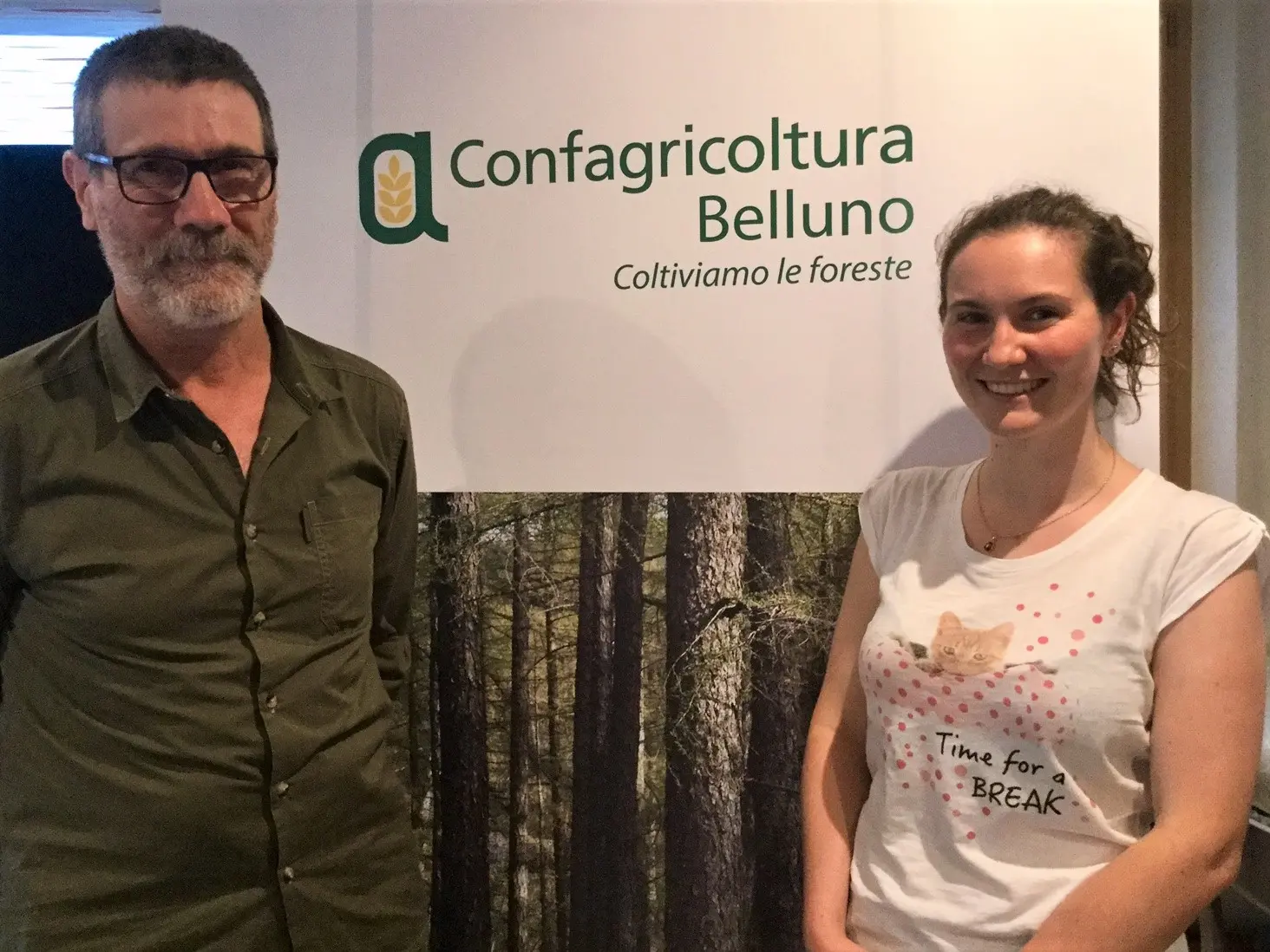 Giacomo Frigimelica con la figlia Giulia